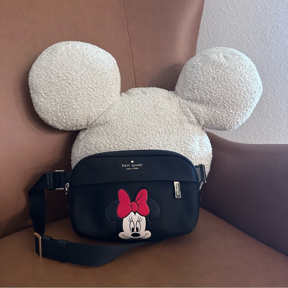 Kate Spade Disney Black and Red Minnie Mouse belt Bag